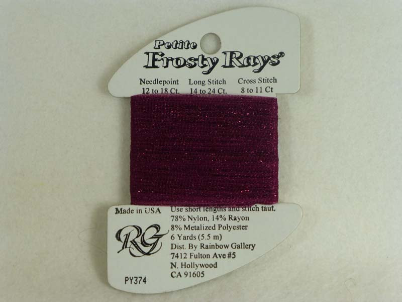 Petite Frosty Rays PY374 Antique Mauve Gloss