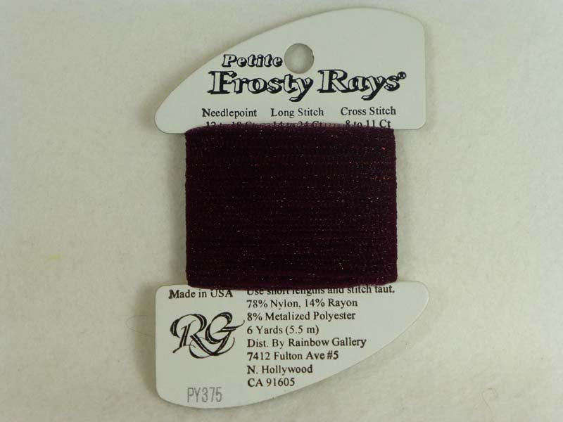 Petite Frosty Rays PY375 Dark Antique Mauve