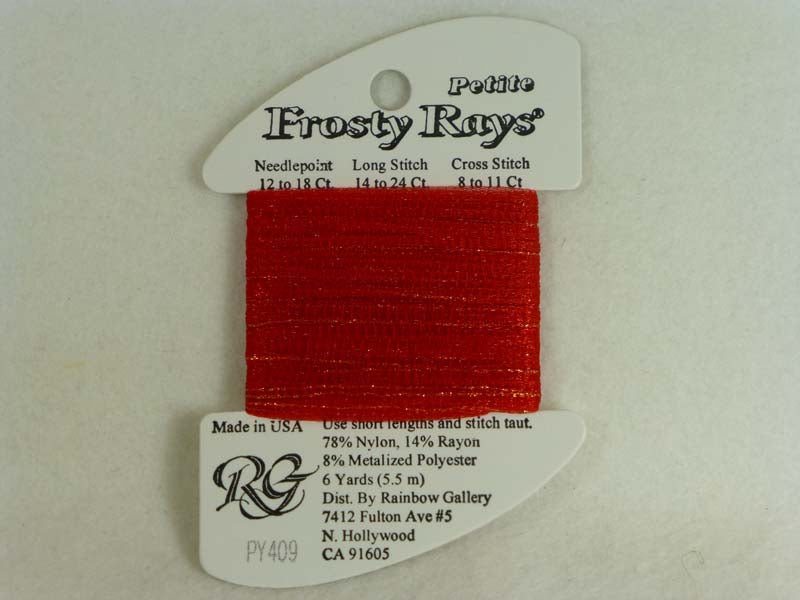Petite Frosty Rays PY409 Scarlet