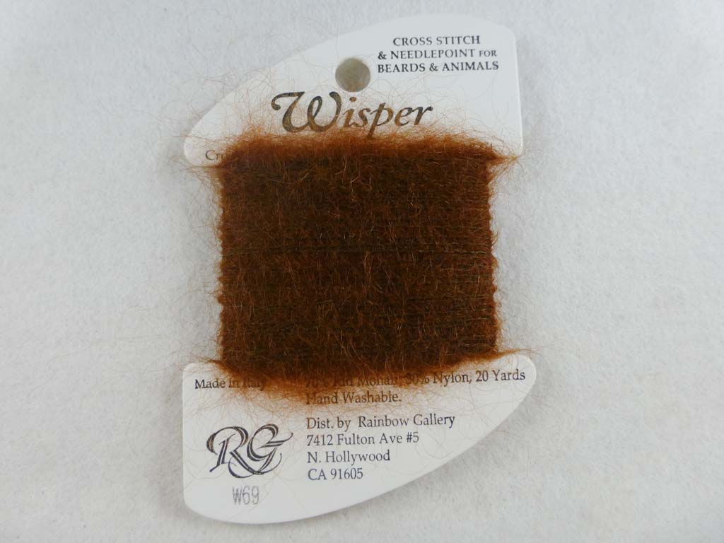 Wisper W69 Mahogony by Rainbow Gallery From Beehive Needle Arts
