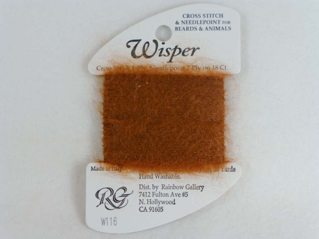 Wisper W116 Fox Red by Rainbow Gallery From Beehive Needle Arts