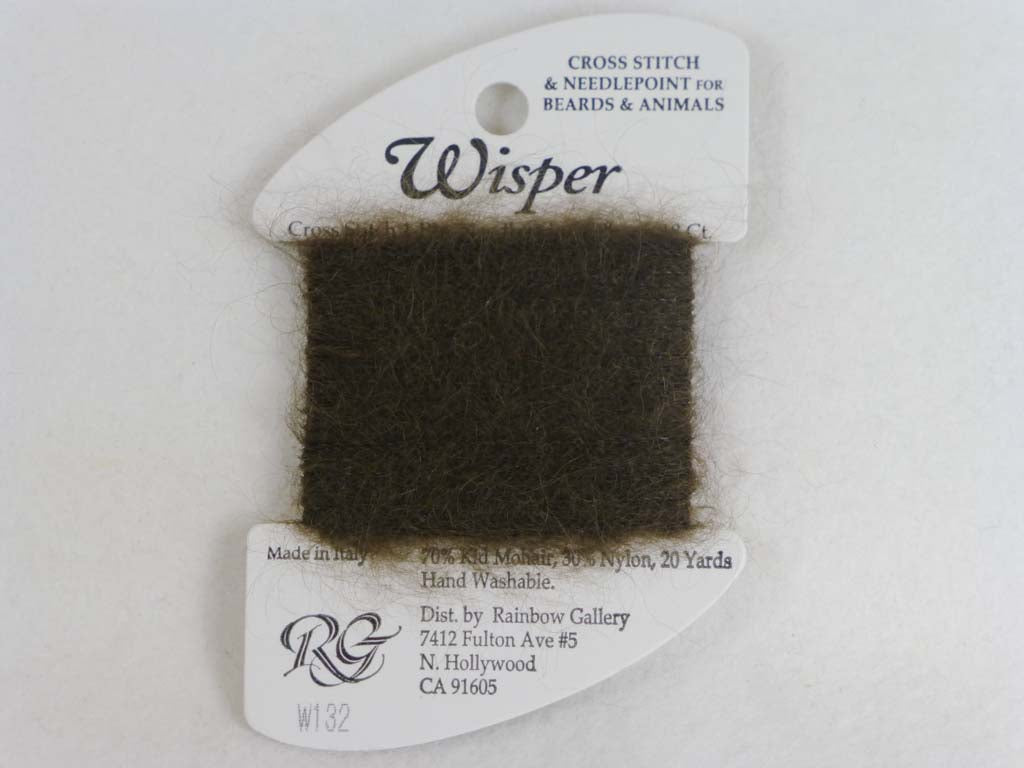 Wisper W132 Coffee Bean by Rainbow Gallery From Beehive Needle Arts