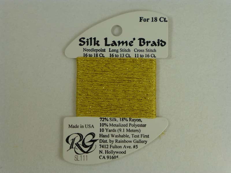 Silk Lame Braid SL111 Chardonnay
