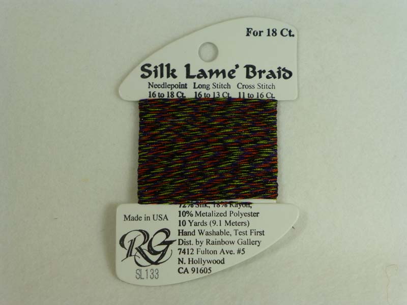 Silk Lame Braid SL133 Halloween