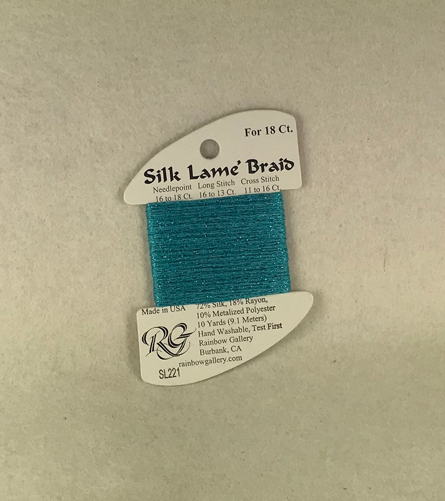 Silk Lame Braid SL221 Capri Breeze
