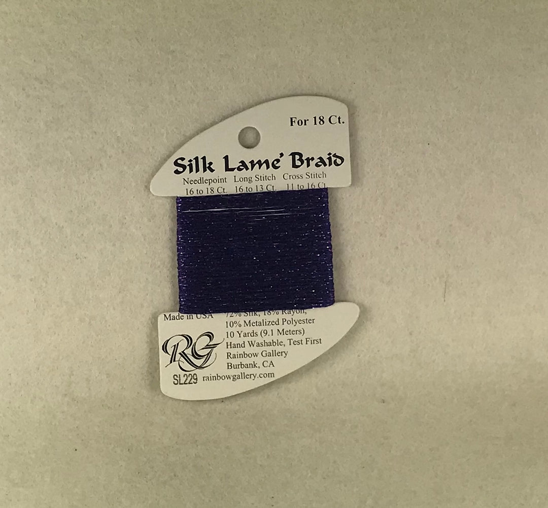 Silk Lame Braid SL229 Plush Purple