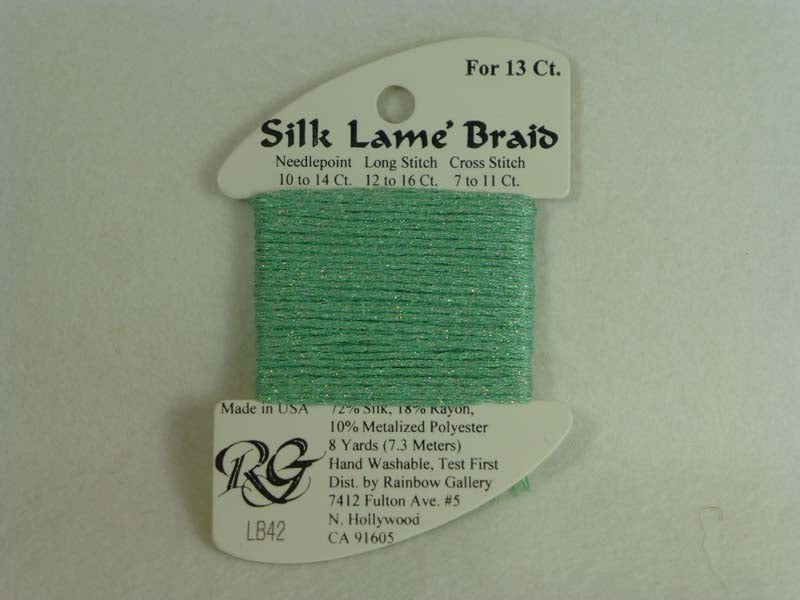 Silk Lame Braid LB42 Mint