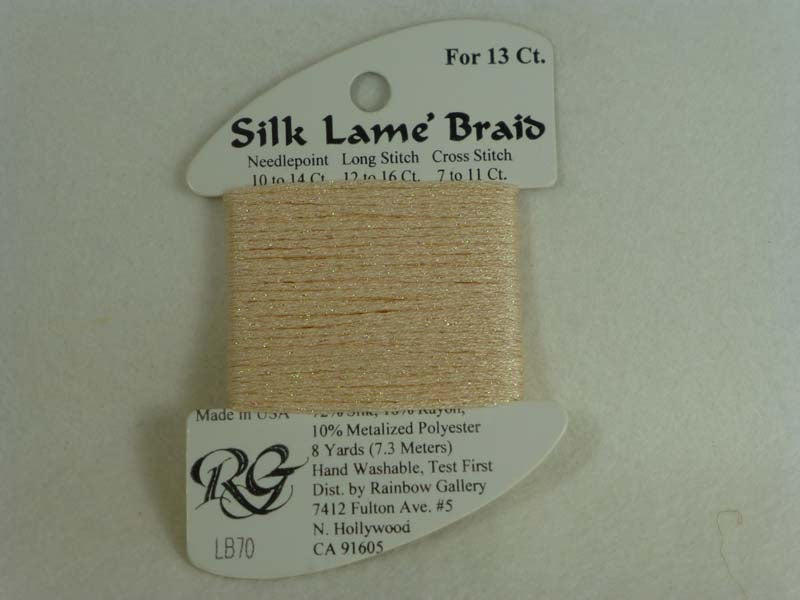 Silk Lame Braid LB70 Lite Peach