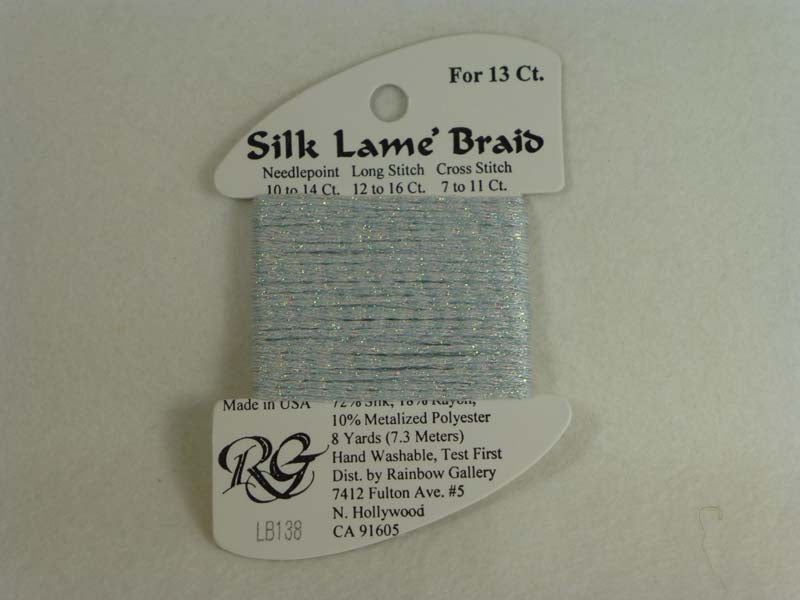 Silk Lame Braid LB138 Glacier