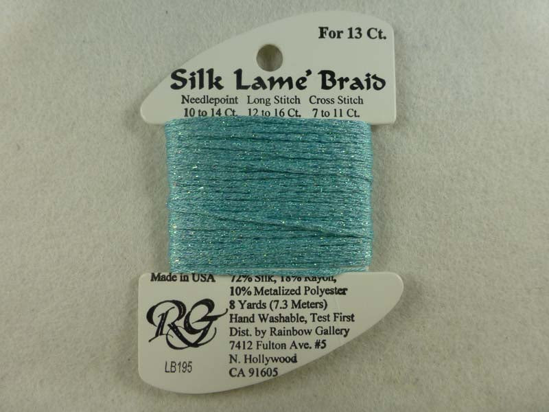 Silk Lame Braid LB195 Marine Blue