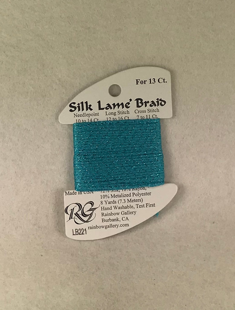 Silk Lame Braid LB221 Capri Breeze