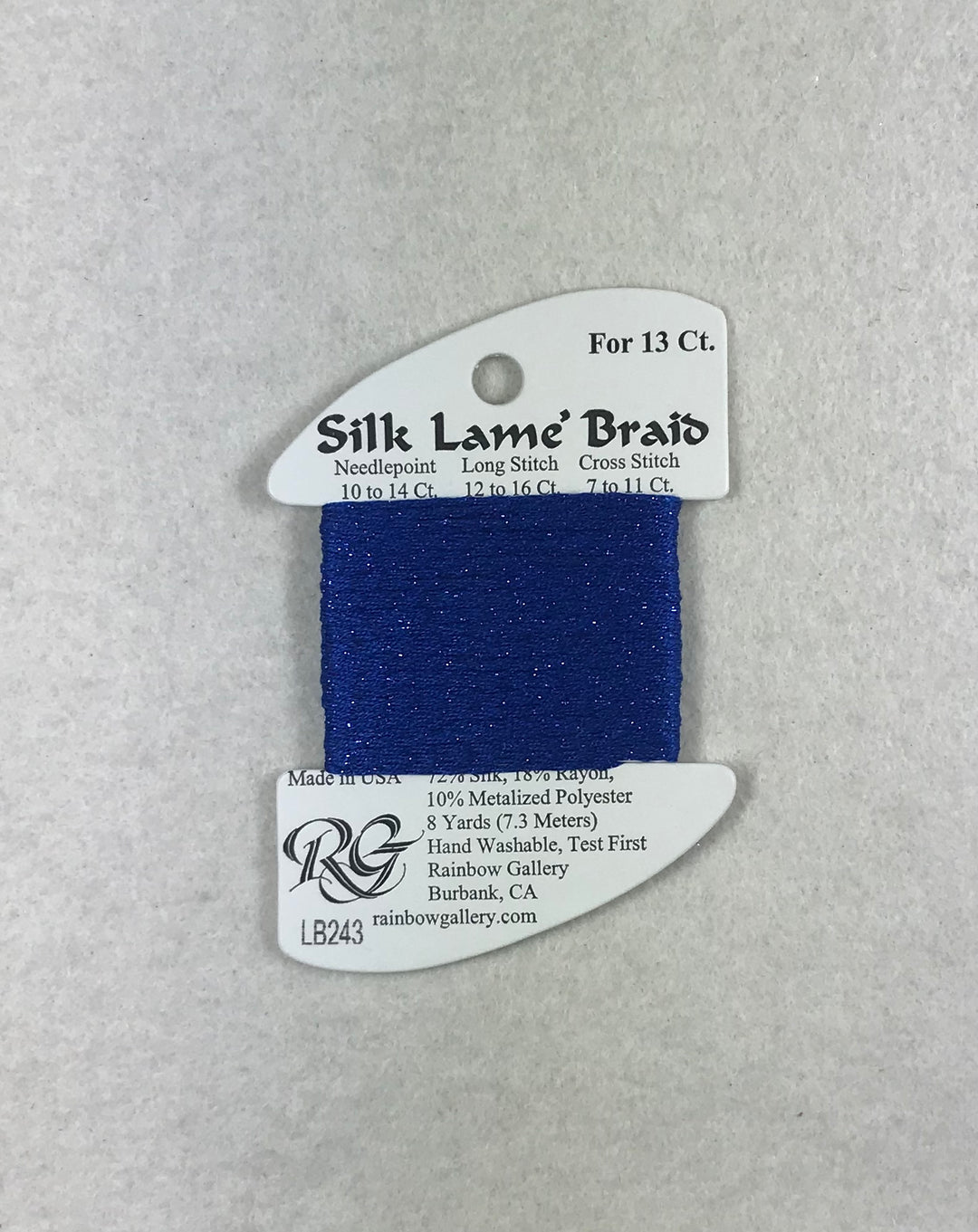 Silk Lame Braid LB243 Suddenly Sapphire