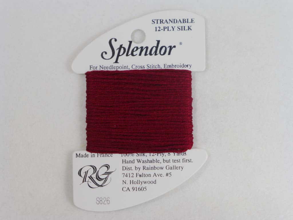 Splendor S826 Burgundy