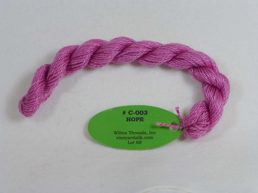 Vineyard Silk Classic 003 Hope by Wiltex Threads From Beehive Needle Arts