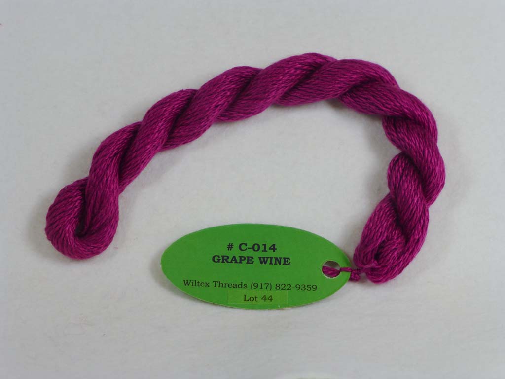 Vineyard Silk Classic 014 Grape Wine by Wiltex Threads From Beehive Needle Arts