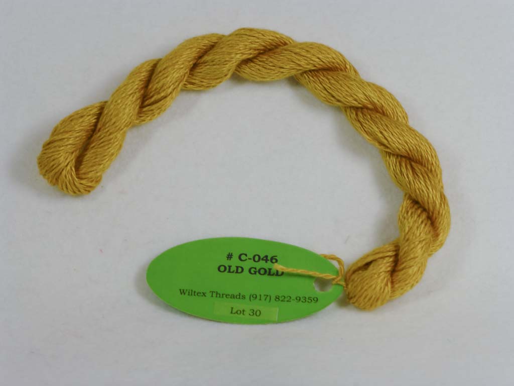 Vineyard Silk Classic 046 Old Gold by Wiltex Threads From Beehive Needle Arts