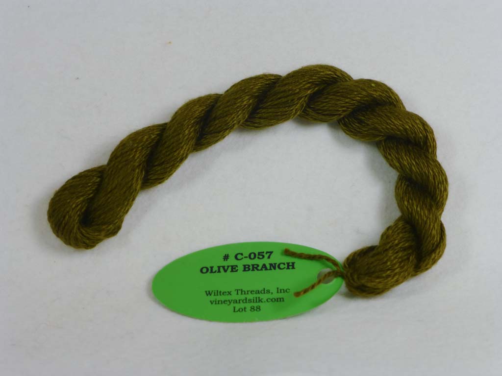 Vineyard Silk Classic 057 Olive Branch by Wiltex Threads From Beehive Needle Arts