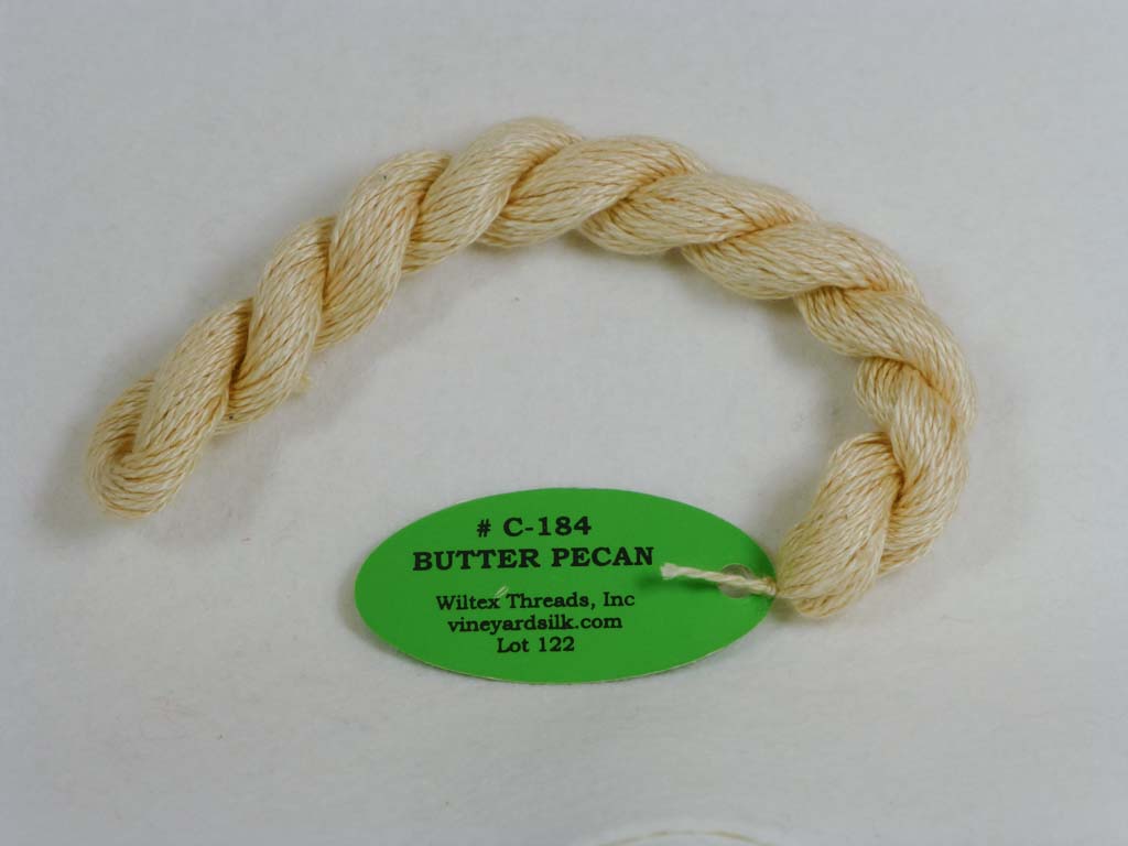 Vineyard Silk Classic 184 Butter Pecan by Wiltex Threads From Beehive Needle Arts