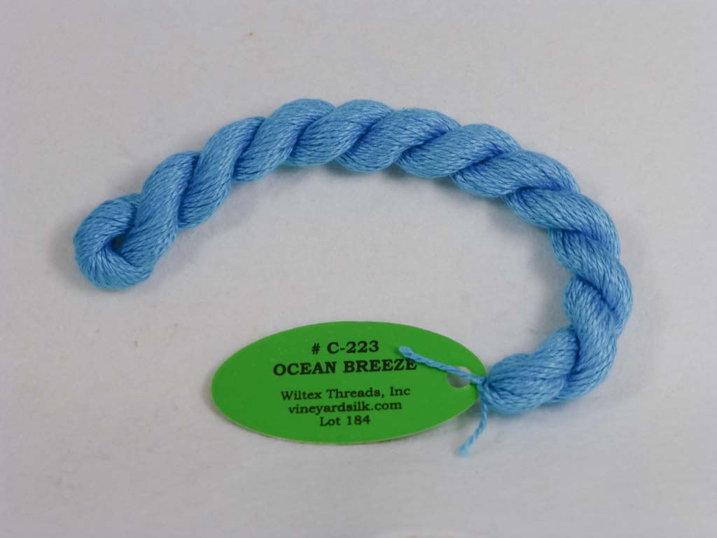 Vineyard Silk Classic 223 Ocean Breeze by Wiltex Threads From Beehive Needle Arts