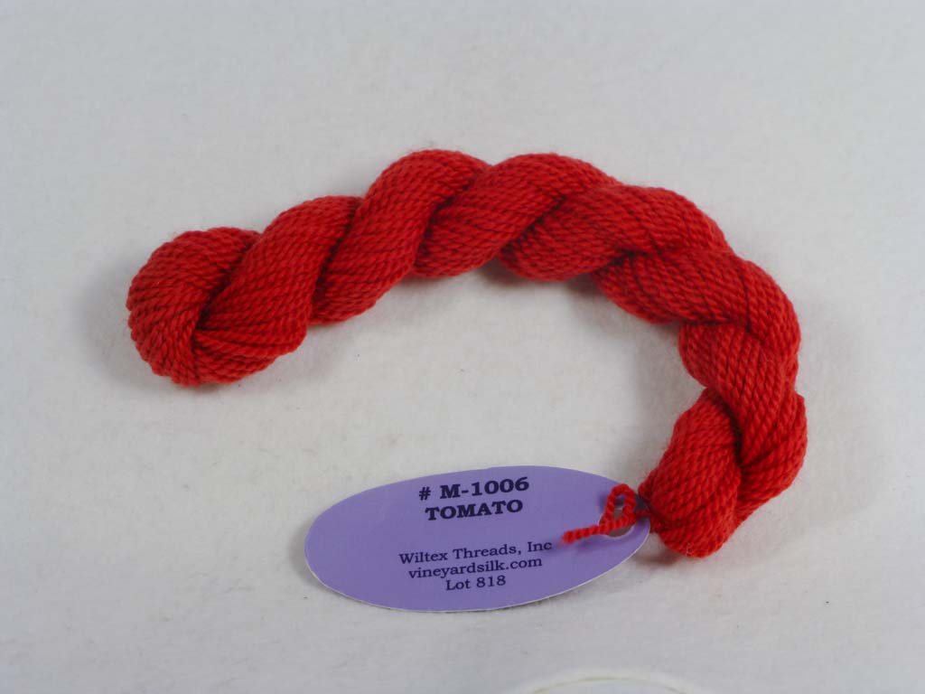 Vineyard Merino 1006 Tomato by Wiltex Threads From Beehive Needle Arts