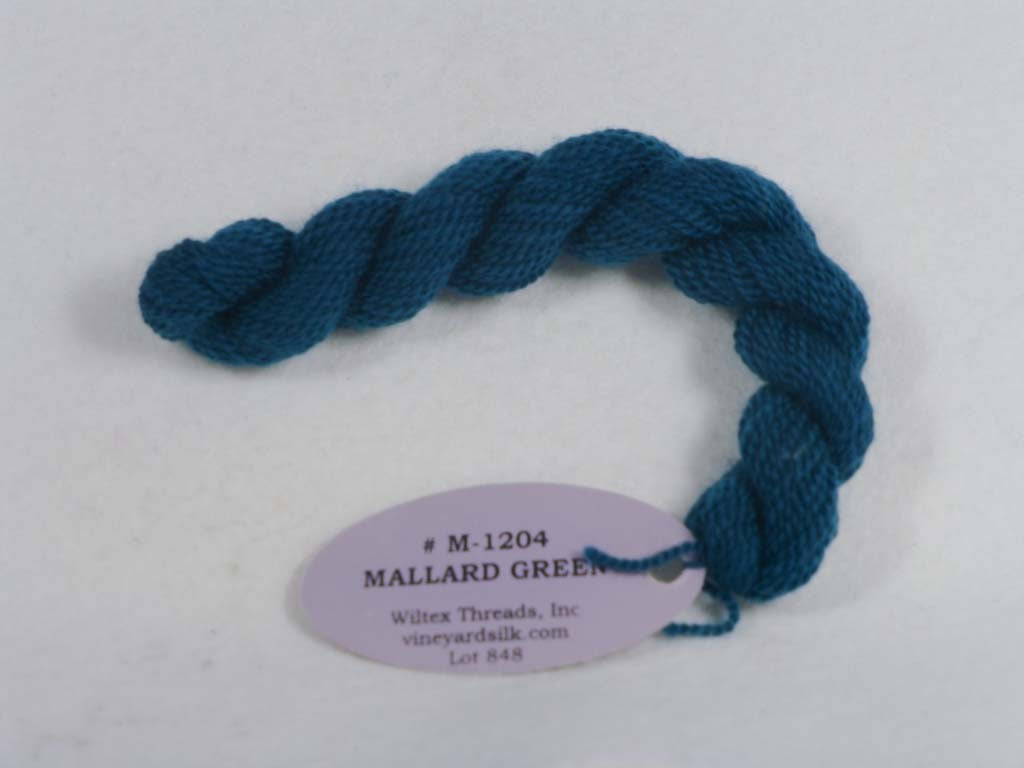 Vineyard Merino 1204 Mallard Green by Wiltex Threads From Beehive Needle Arts