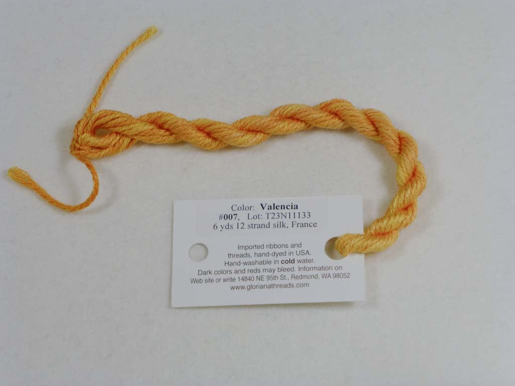 Gloriana Silk Floss 007 Valencia by Gloriana From Beehive Needle Arts