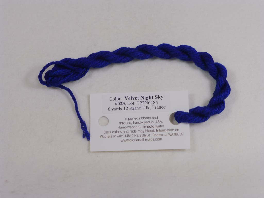 Gloriana Silk Floss 023 Velvet Night Sky by Gloriana From Beehive Needle Arts