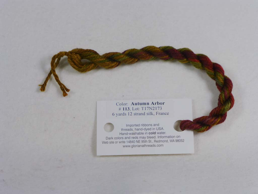 Gloriana Silk Floss 113 Autumn Arbor by Gloriana From Beehive Needle Arts