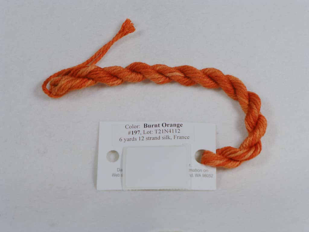 Gloriana Silk Floss 197 Burnt Orange by Gloriana From Beehive Needle Arts
