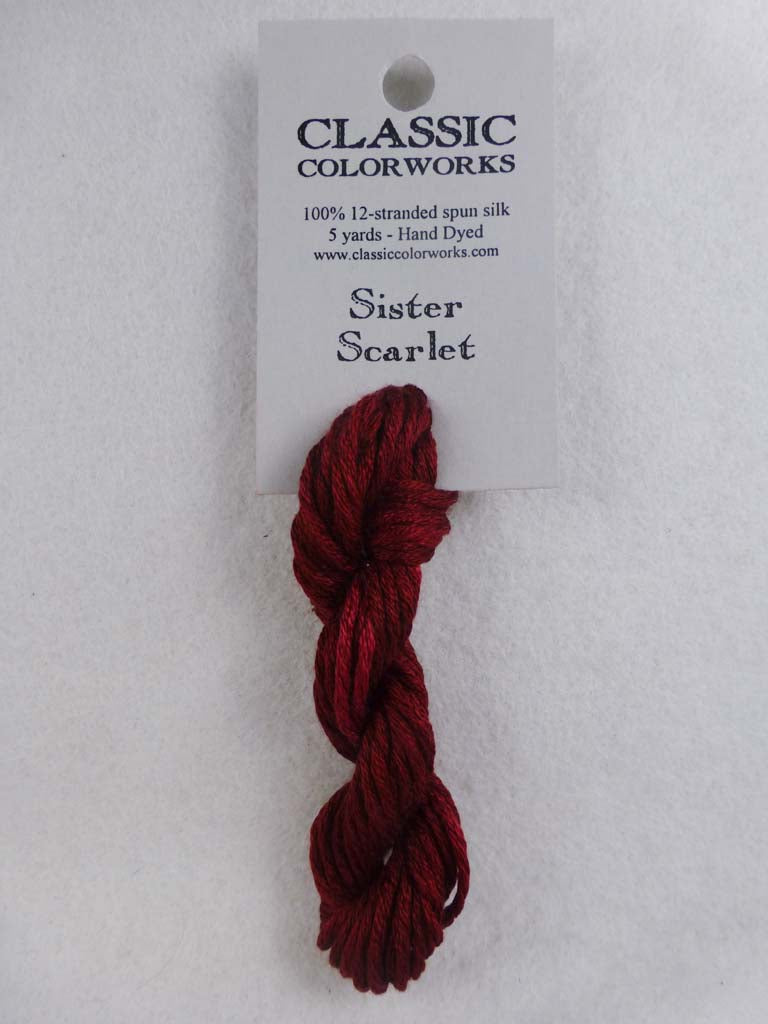 Belle Soie 021 Sister Scarlet by Hoffman Distributing From Beehive Needle Arts