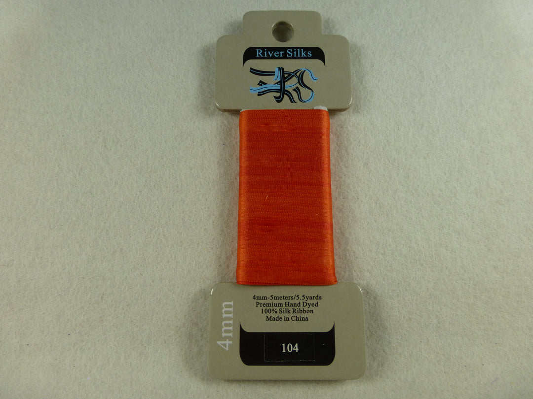 River Silks 4104 O/D Persimmon