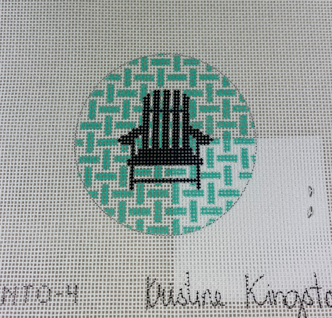 * Kristine Kingston Designs KKNTO-4 Chair on Checks Navy