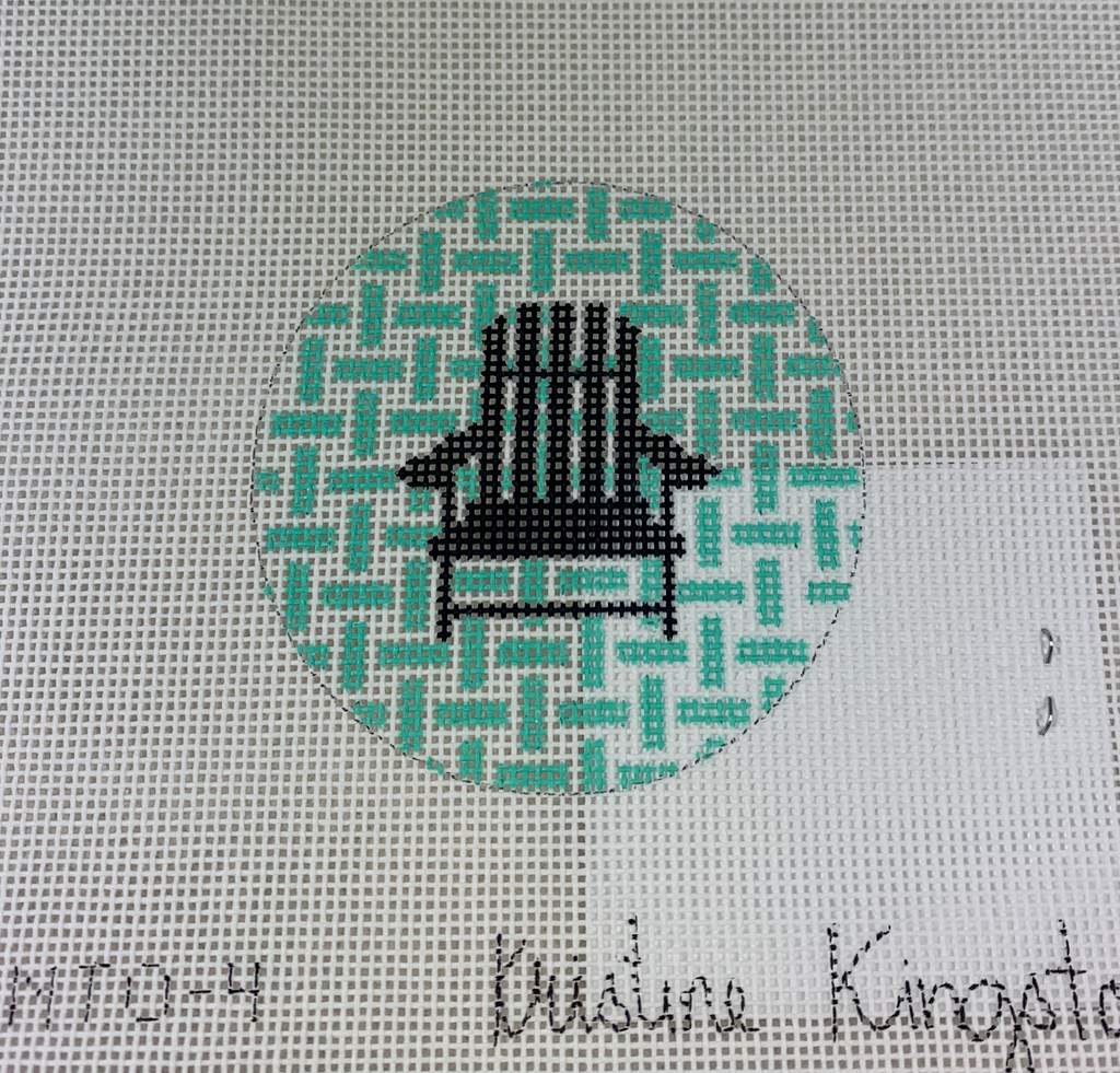 * Kristine Kingston Designs KKNTO-4 Chair on Checks Navy