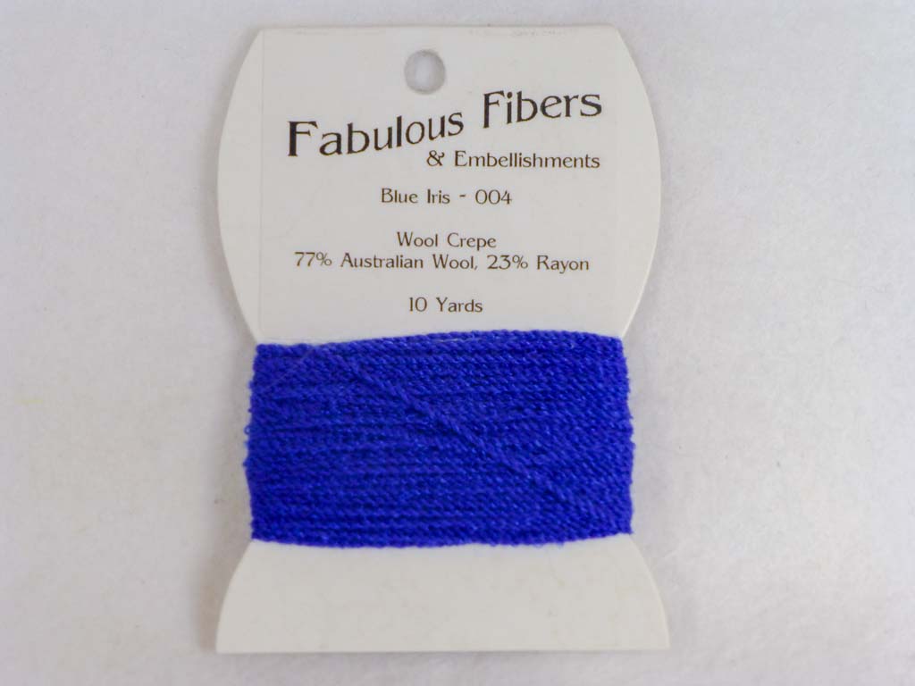 Wool Crepe 004 Blue Irish