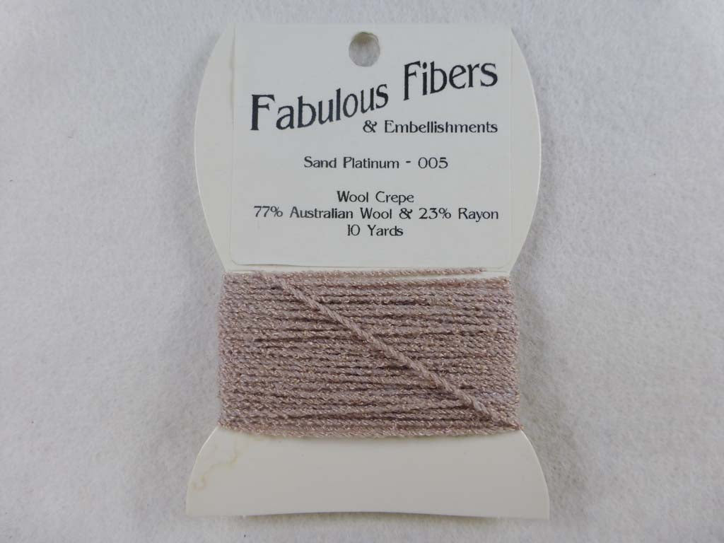 Wool Crepe 005 Sand Platinum