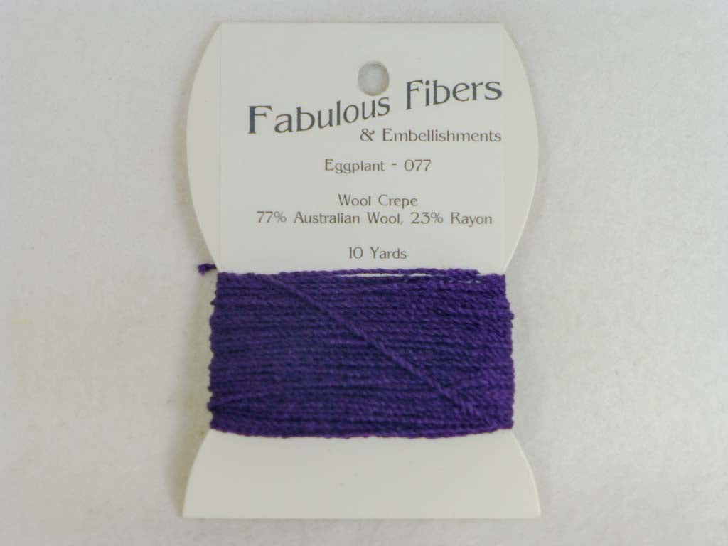 Wool Crepe 077 Eggplant