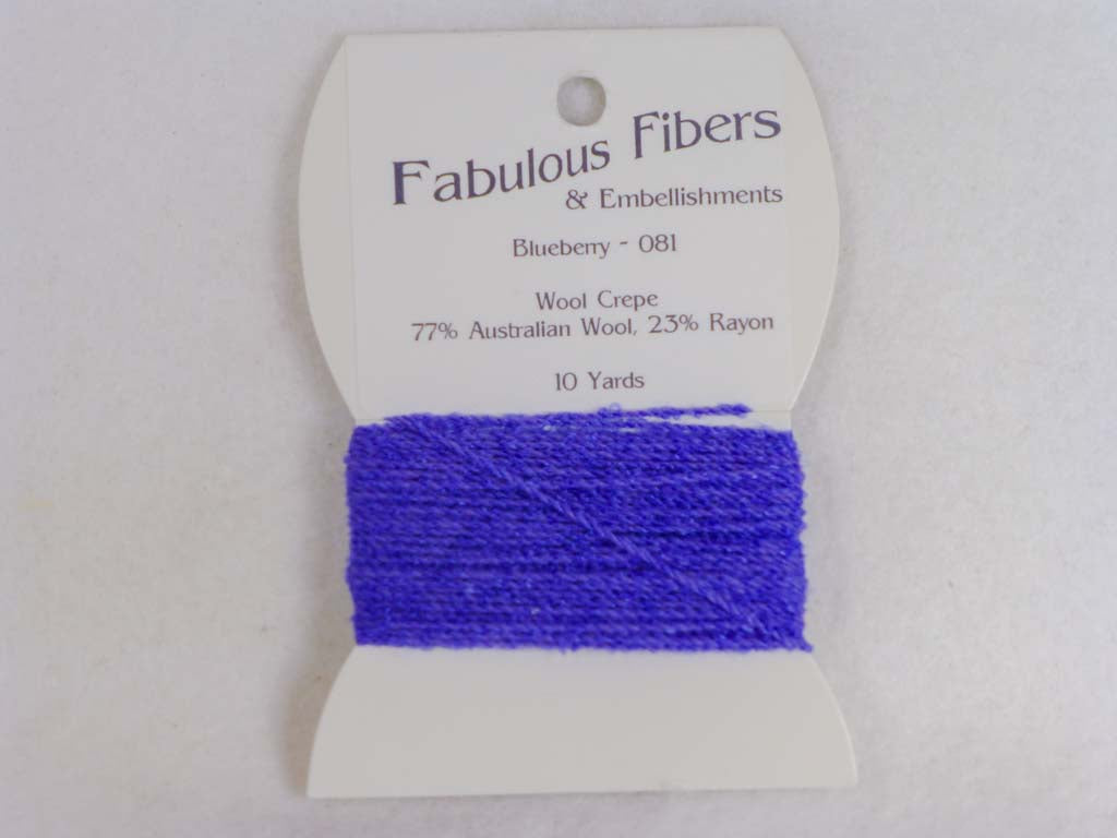 Wool Crepe 081 Blueberry