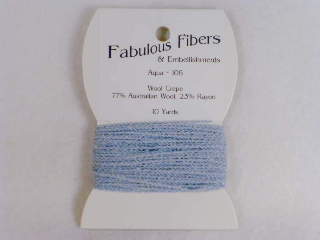 Wool Crepe 106 Aqua