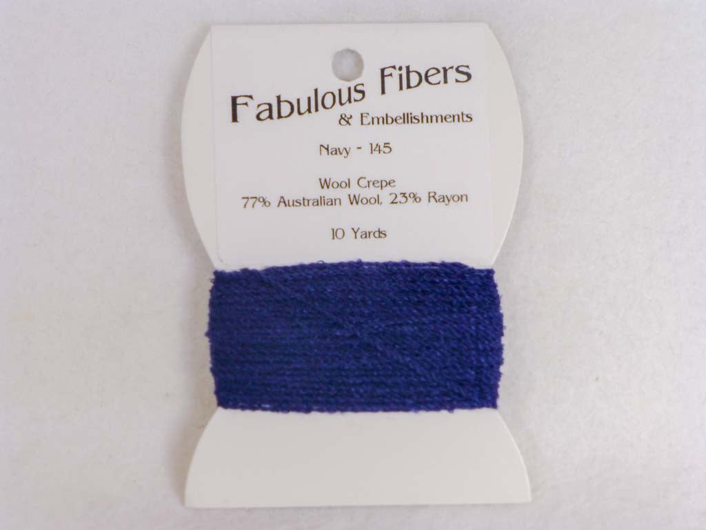 Wool Crepe 145 Navy