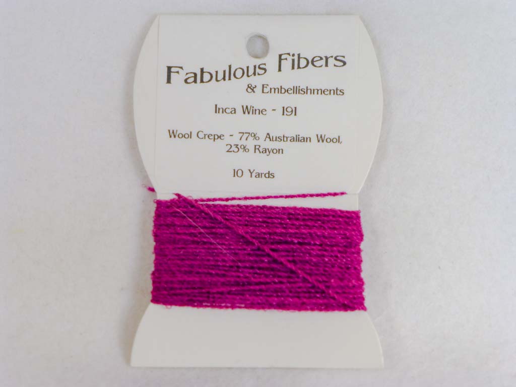 Wool Crepe 191 Inca Wine
