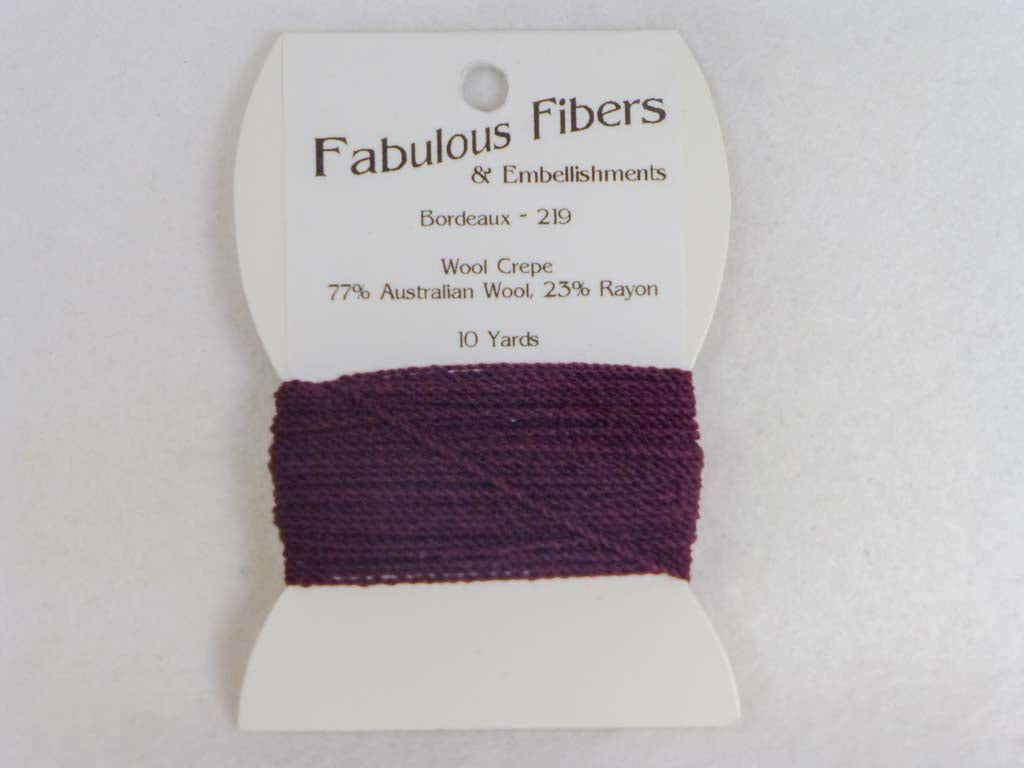 Wool Crepe 219 Bordeaux