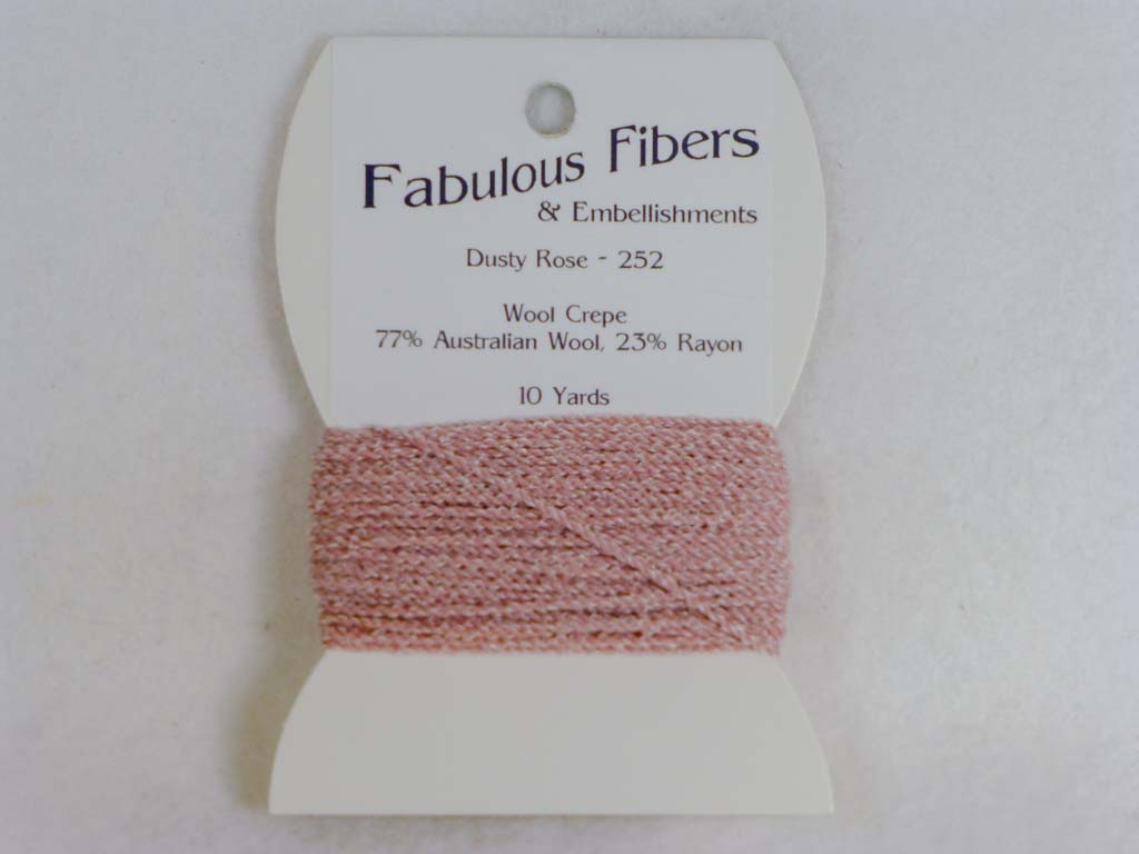 Wool Crepe Tweed 254 Dusty Rose