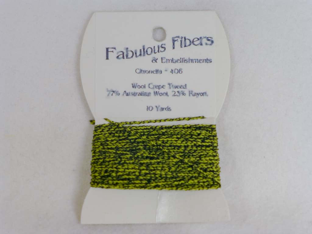 Wool Crepe Tweed 406 Citronella