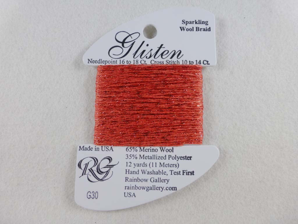 Glisten G30 Copper Penny by Rainbow Gallery From Beehive Needle Arts