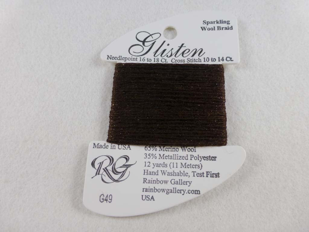 Glisten G49 Cappuccino by Rainbow Gallery From Beehive Needle Arts