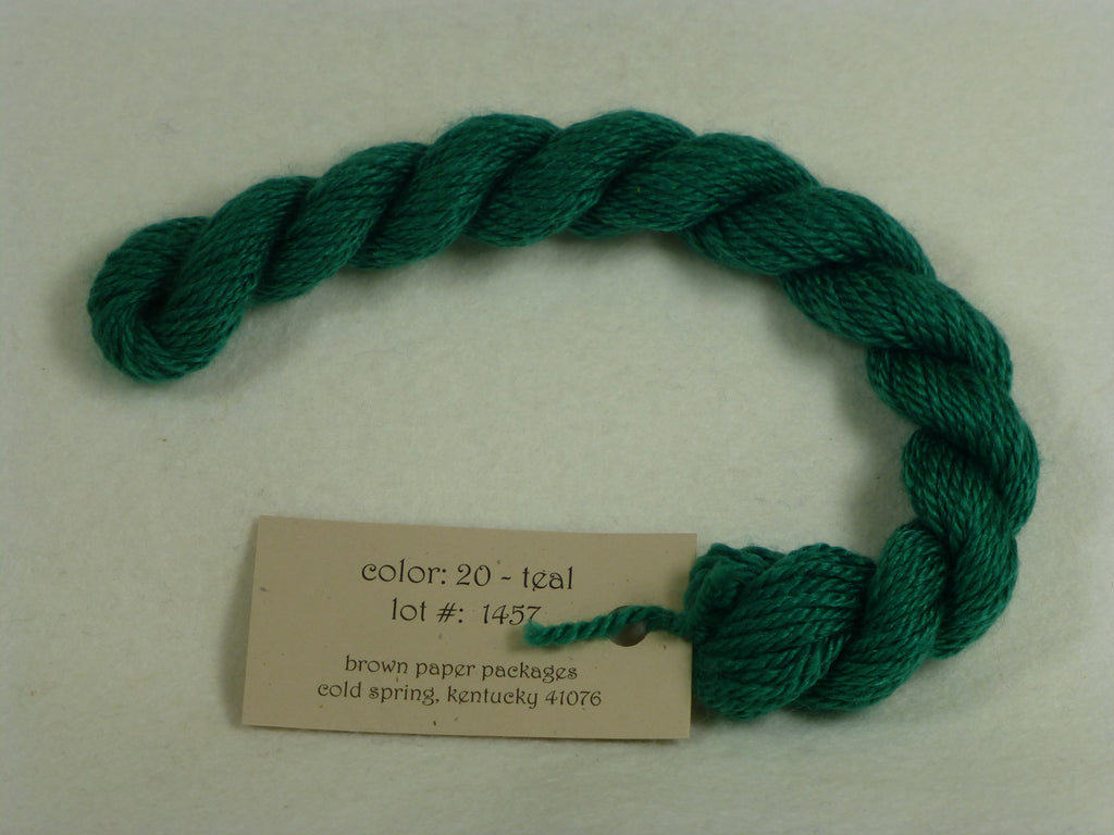 Silk & Ivory 20 Teal