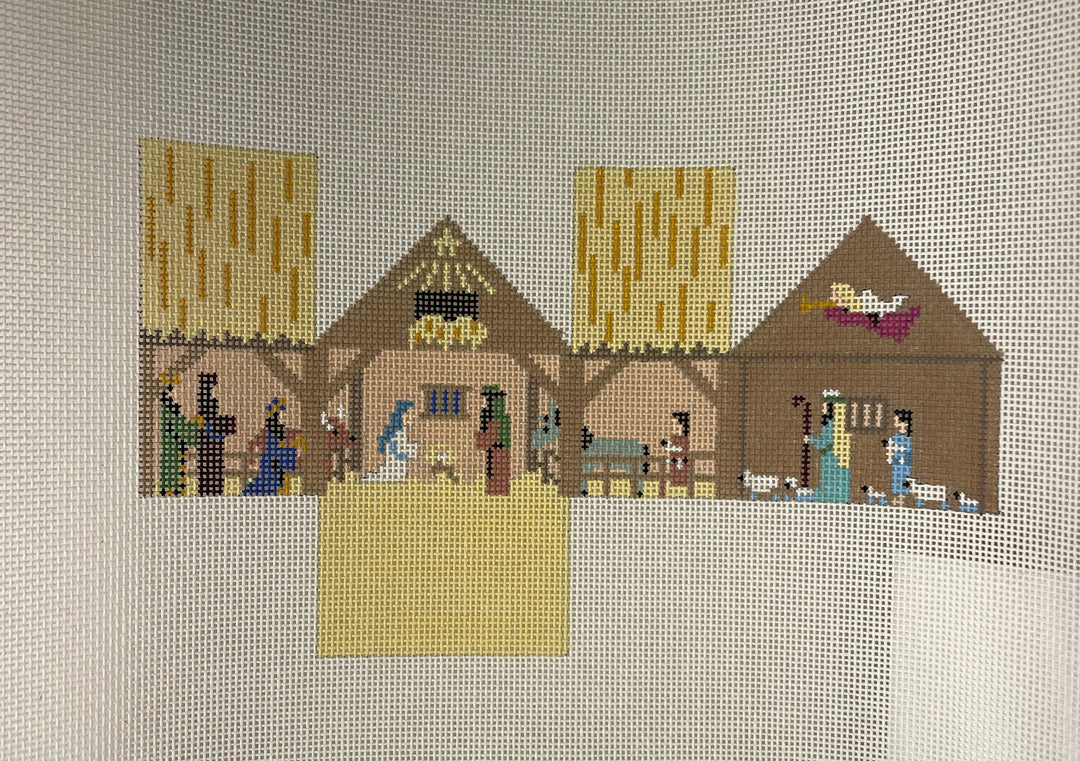 * Susan Roberts Needlepoint 5501-18 Nativity Mini-House