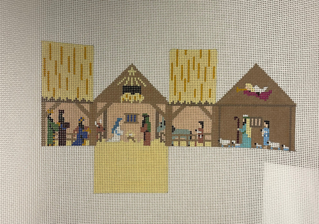 * Susan Roberts Needlepoint 5501-18 Nativity Mini-House