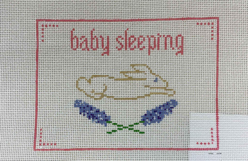 * Anne Fisher Needlepoint AF82 Pink Baby Sleeping