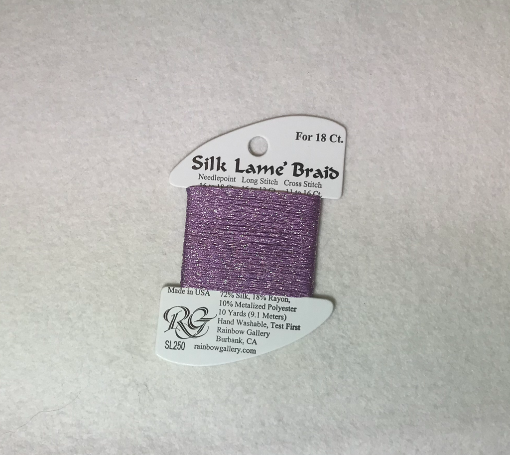 Silk Lame Braid SL250 Heather Glen